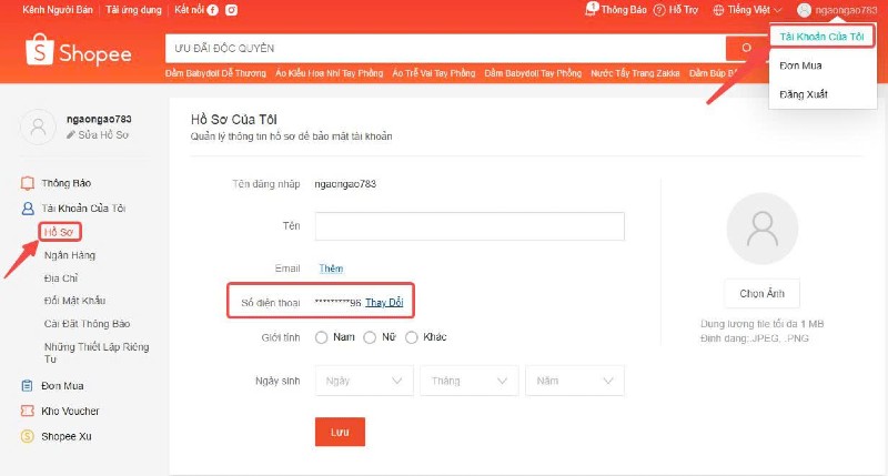 thay đổi số điện thoại Shopee (1)-1