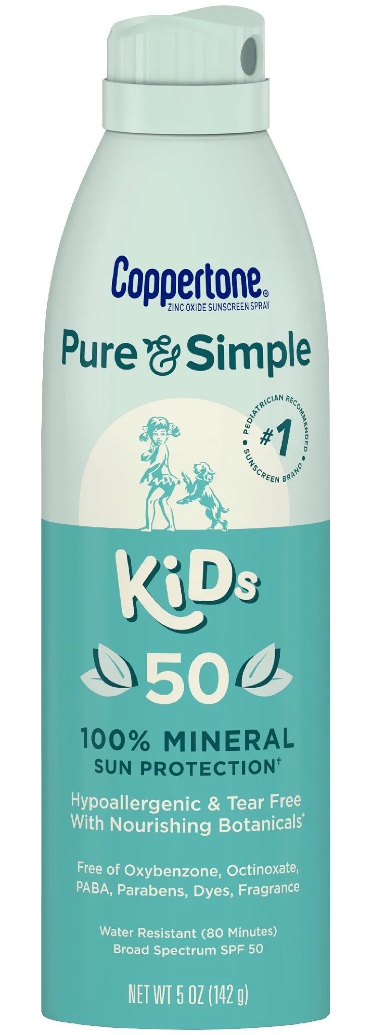Coppertone Pure & Simple Kids SPF 50 Spray