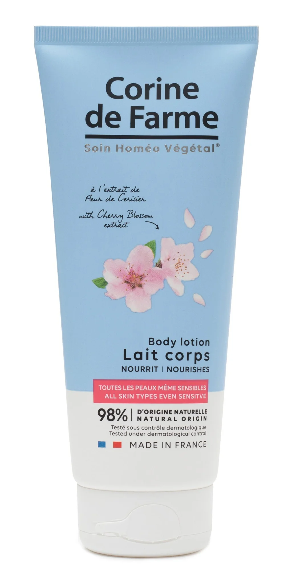 Corine de farme Nourishes Body Lotion With Cherry Blossom Extract