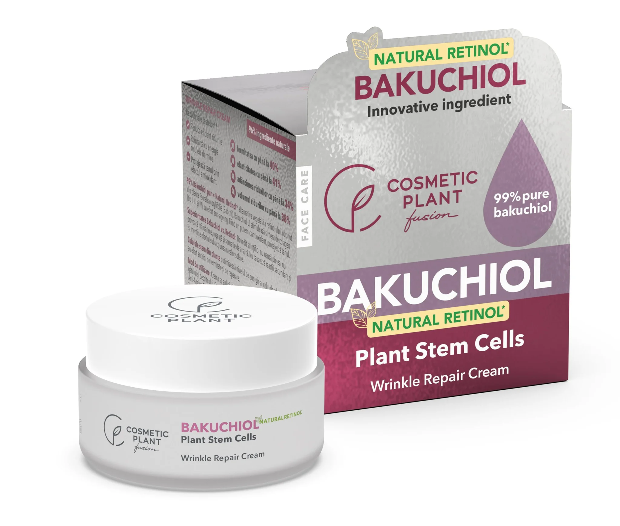 Cosmetic Plant Bakuchiol And Plant Stem Cells Wrinkle Repair