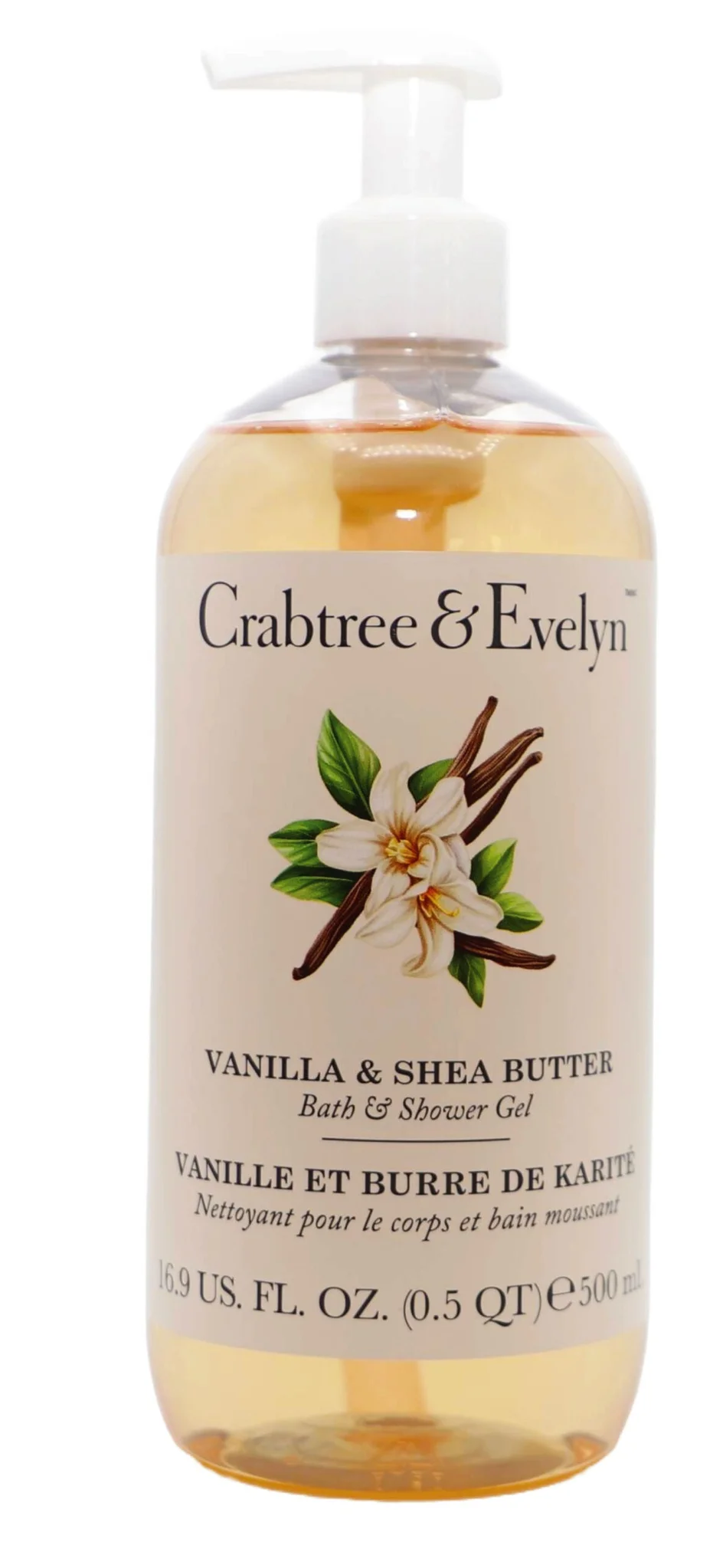 Crabtree & Evelyn Vanilla & Shea Butter Bath & Shower Gel