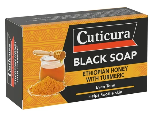 Xà phòng Cuticura Black Soap - Ethiopian Honey With Tumeric
