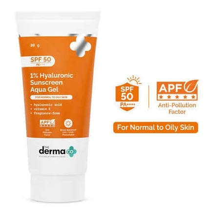 Kem chống nắng DermaCo 1% Hyaluronic Sunscreen Aqua Gel In Vivo Tested