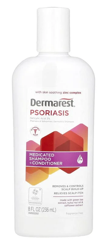 Dầu xả Dermarest Psoriasis Max Strength Medicated Shampoo + Conditioner