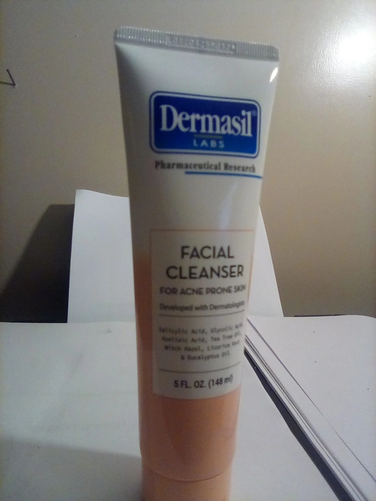 Sữa rửa mặt Dermasil LABS Facial Cleanser For Acne Prone Skin