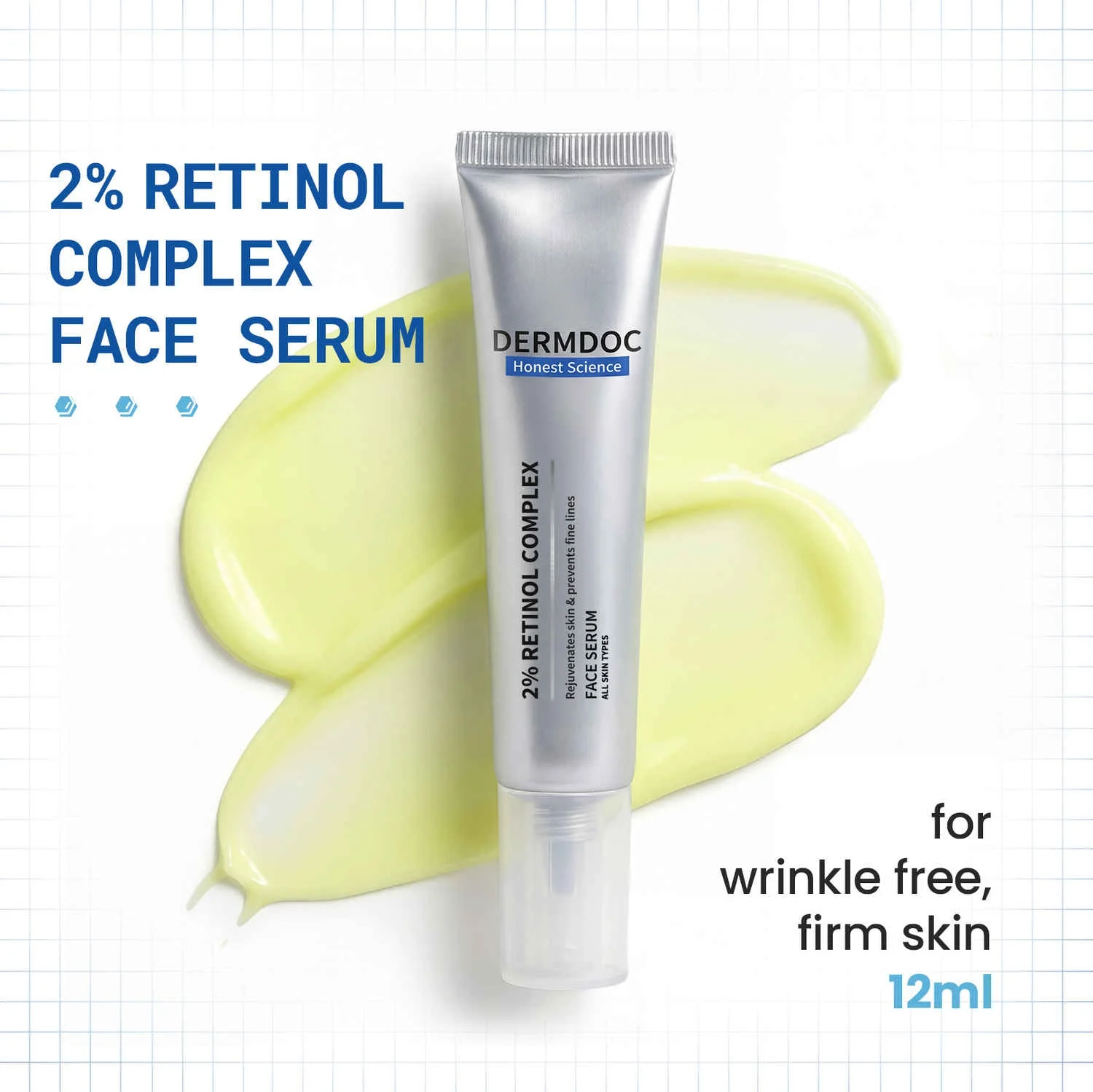 DermDoc 2% Retinol Face Serum
