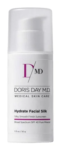 doris day Hydrate Facial Silk Mineral Sunscreen SPF 40