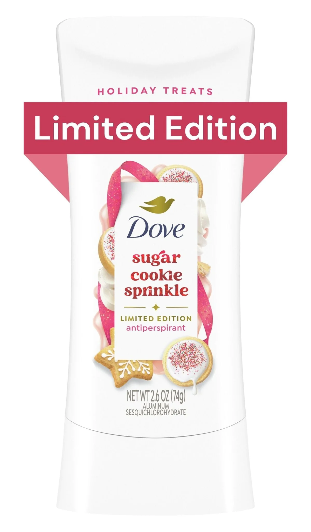 Sản phẩm khử mùi Dove Holiday Treat Antiperspirant & Deodorant - Sugar Cookie Sprinkle