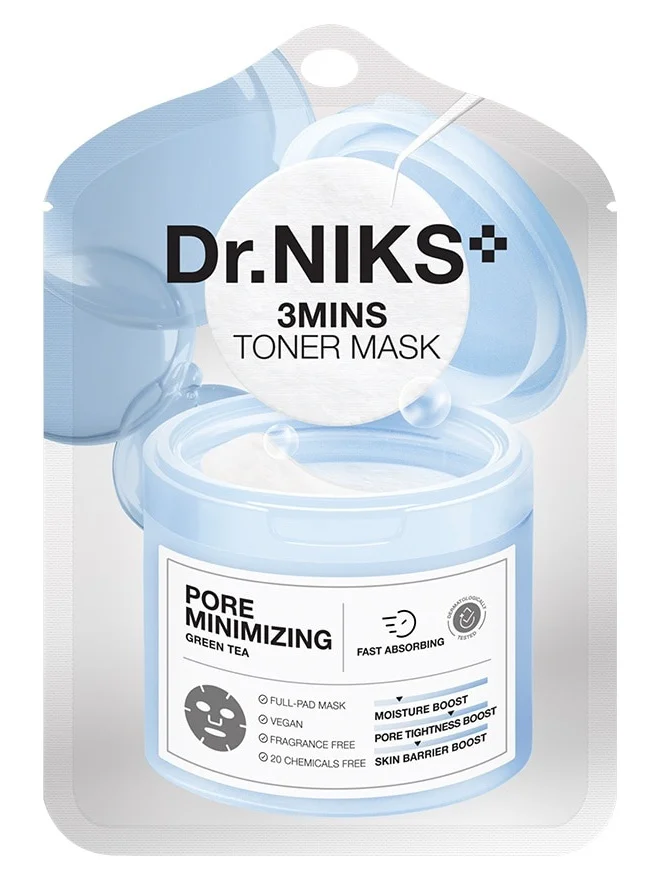 Dr Niks 3 Mins Toner Mask Pore Minimizing