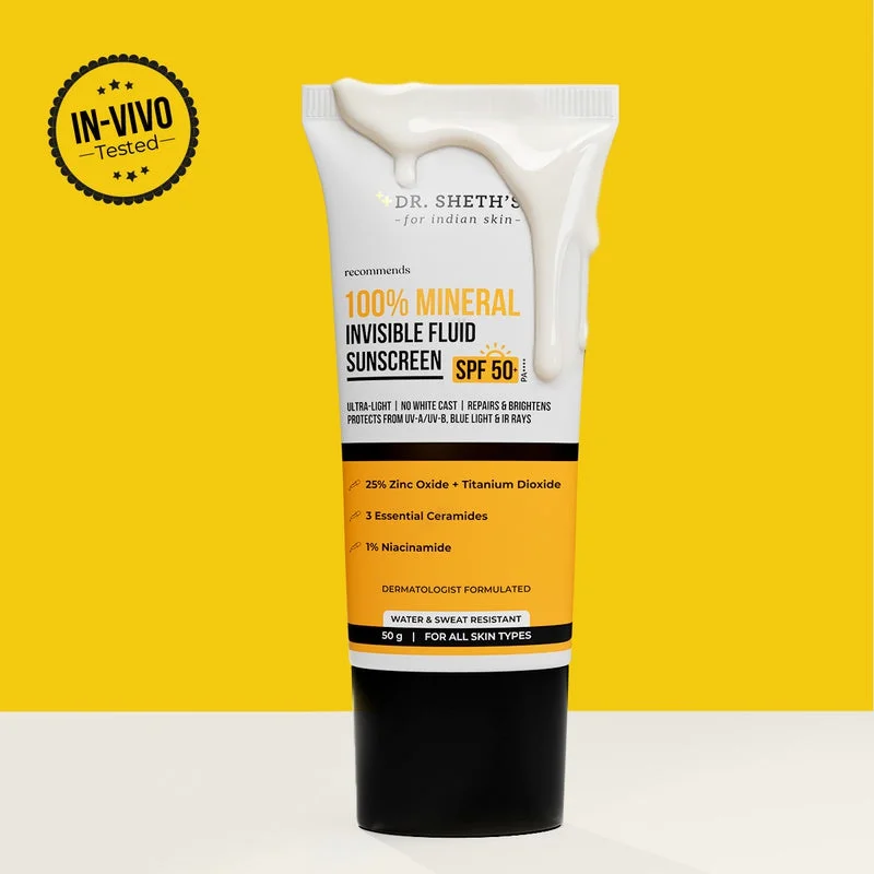 Dr Sheth 's Mineral Fluid Sunscreen