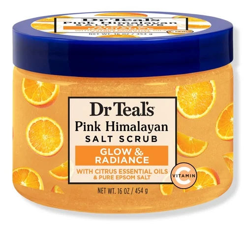 Dr Teals's Glow & Radiance Salt Scrub With Pure Epsom Salt & Citrus