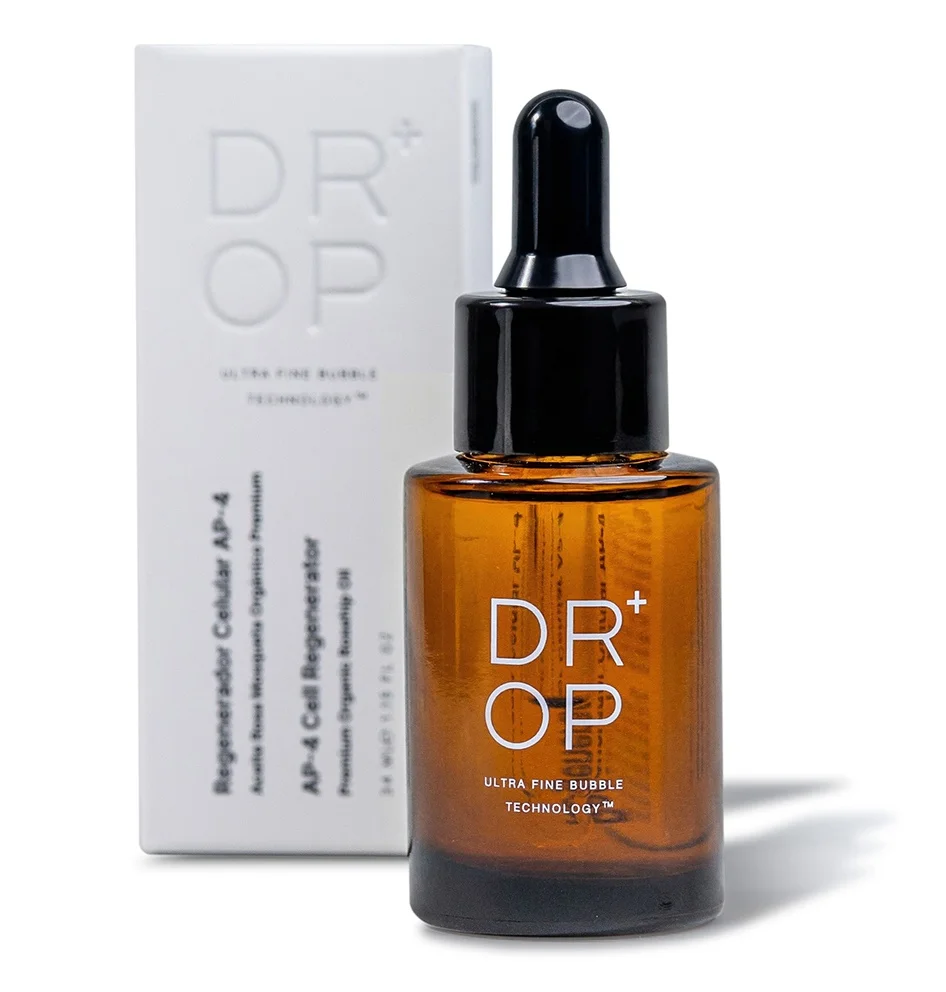 DROP+ Ultra Fine Bubbles Technology Ap-4 Cell Regenerator Premium Organic Rosehip Oil