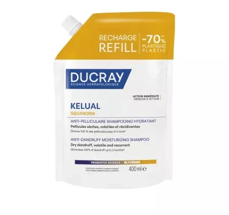 Dưỡng ẩm Ducray Kelual Squanorm Anti-dandruff Moisturizing Shampoo