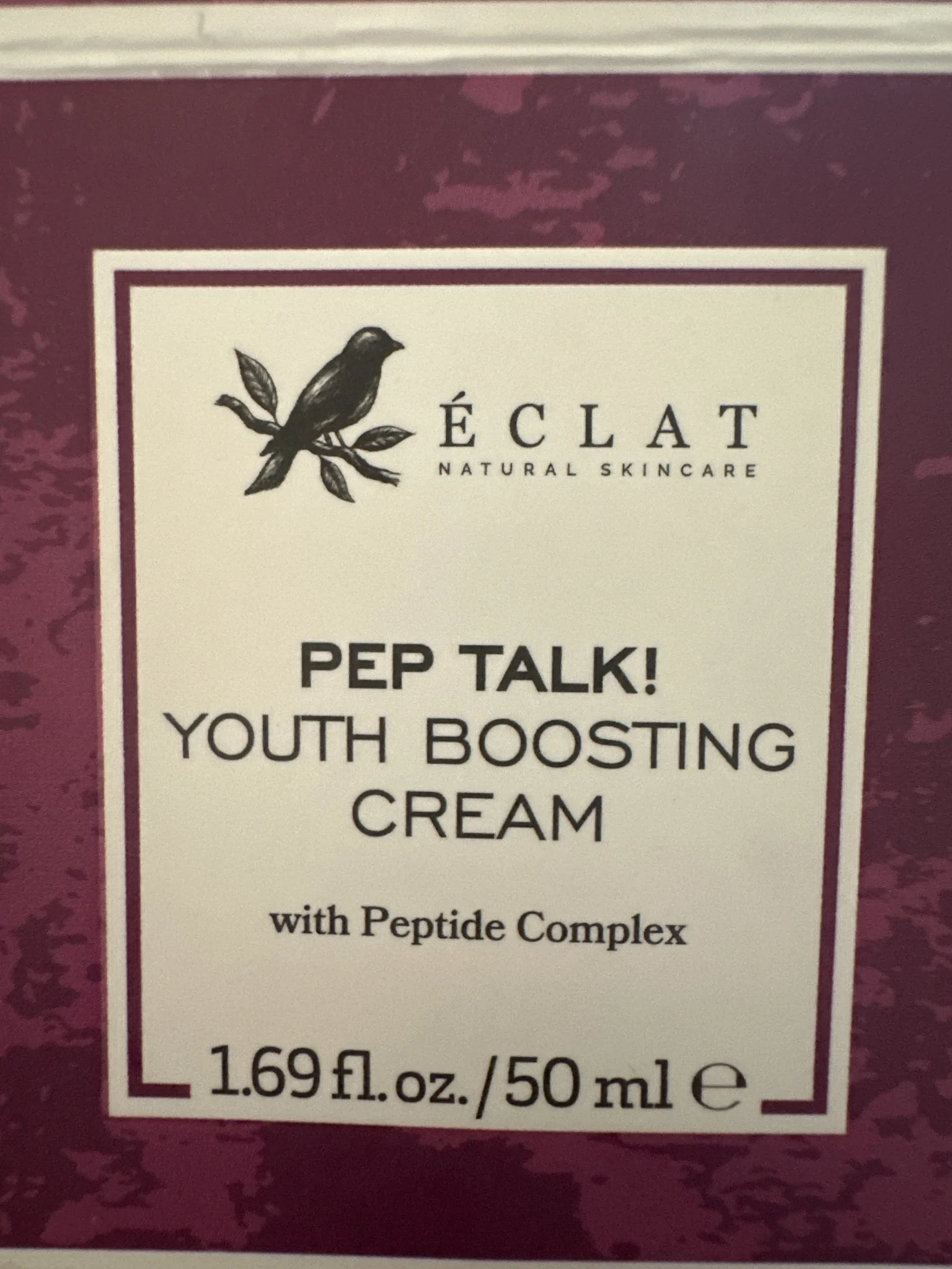 Eclat Skin London Pep Talk Youth Boosting Cream
