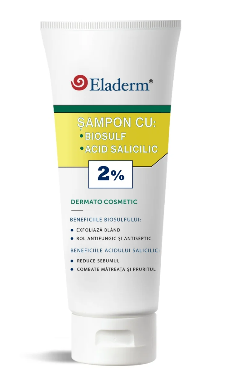 Eladerm Sampon Cu Biosulf Si Acid Salicilic 2%