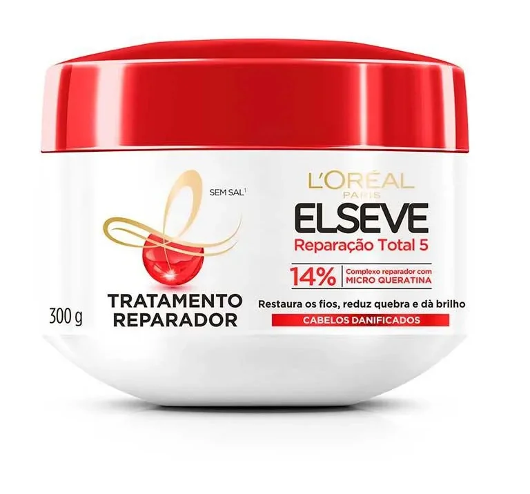 Kem ủ phục hồi tóc Elseve Reparação Total 5