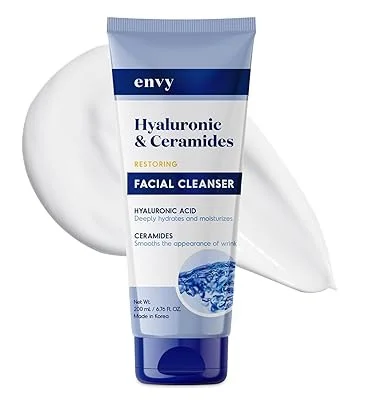 Envy Hyaluronic Acid & Ceramides Hydrating Facial Cleanser