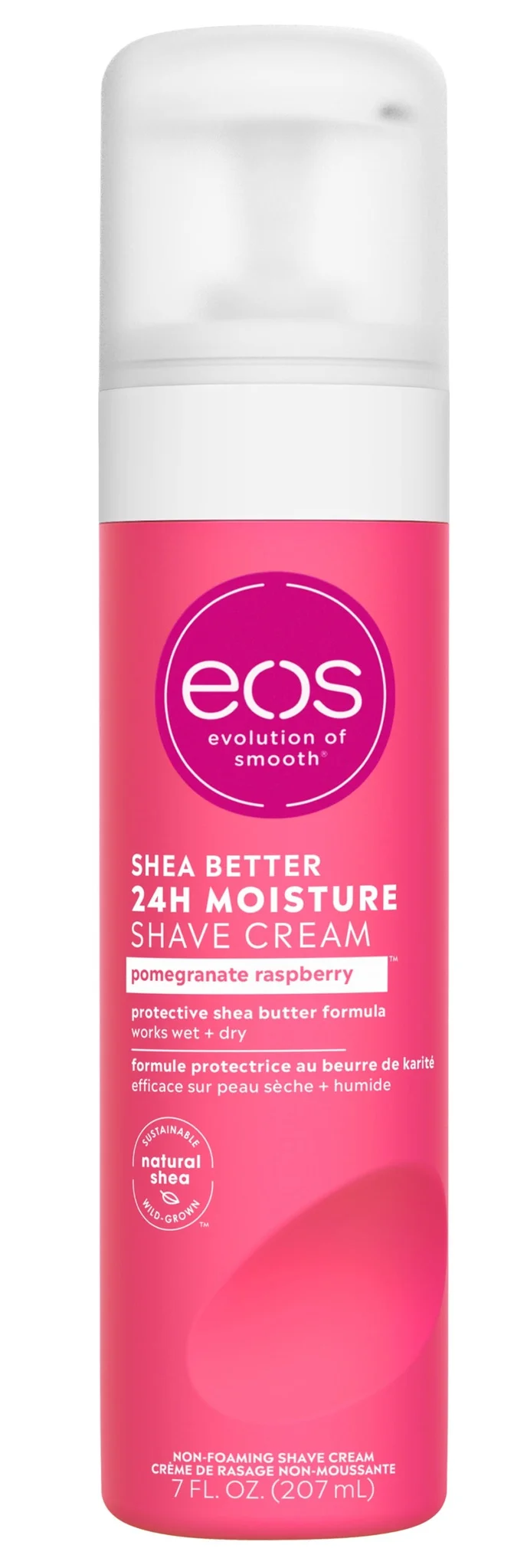 eos Shea Better 24h Moisture Shave Cream Pomegranate Raspberry