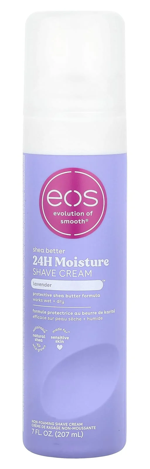 eos Shea Better Shave Cream 24-hour Moisture Lavender