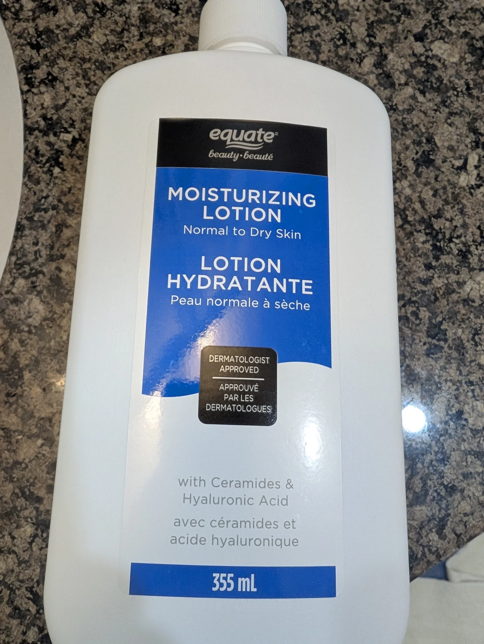Equate Moisturizing Lotion Normal To Dry Skin - With Ceramides And Hyaluronic Acid
