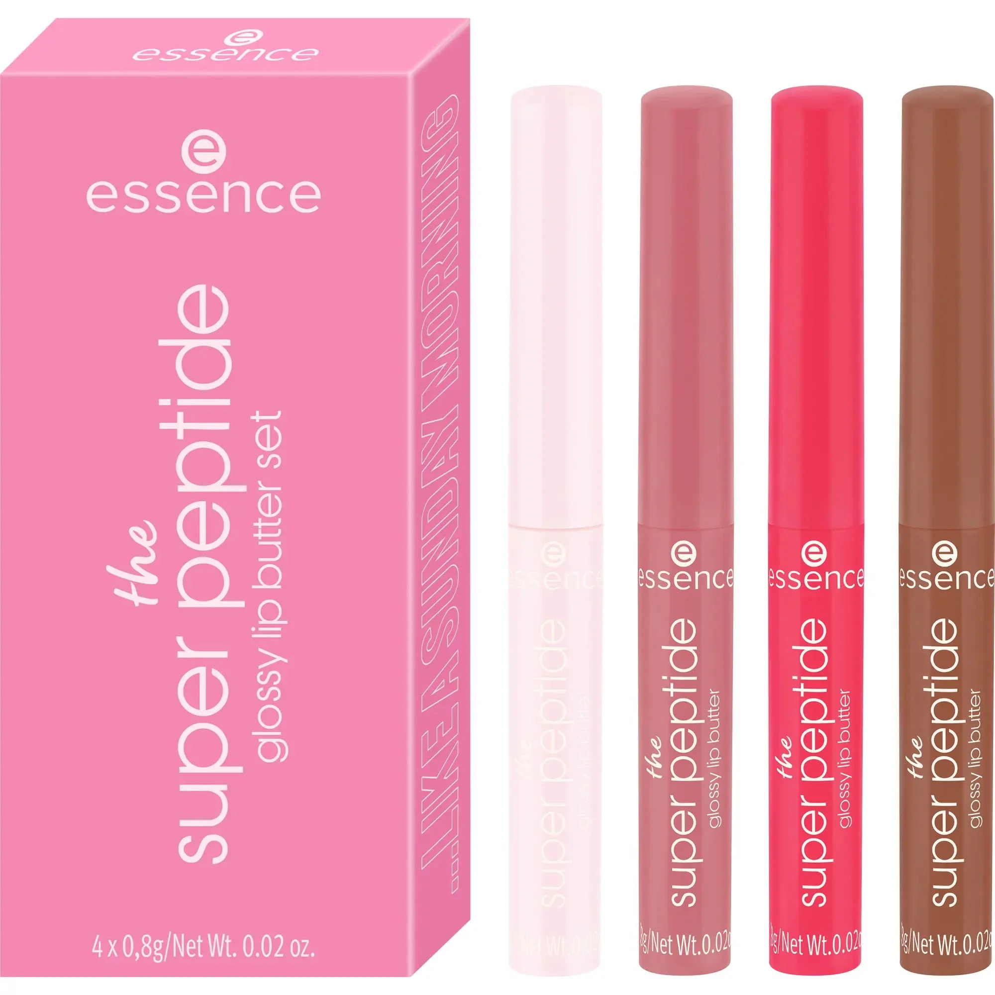 Essence The Super Peptide Glossy Lip Butter 03 Cozy Caramel Latte