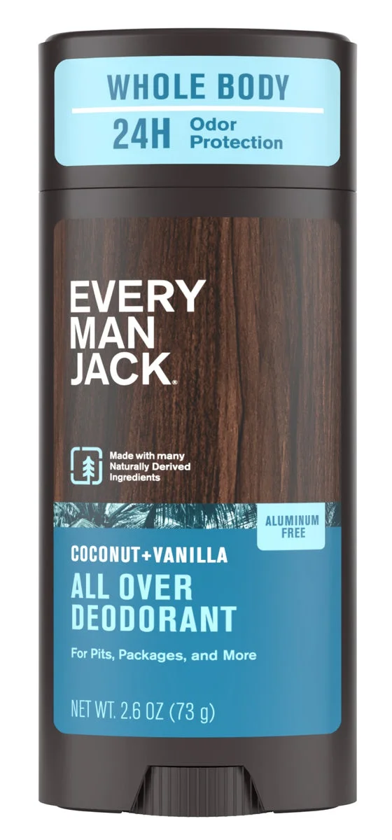 Every Man Jack All Over Deodorant Coconut + Vanilla