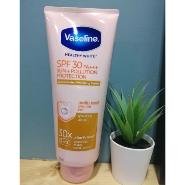 Tinh chất chống nắng Vaseline Healthy White Sun + Pollution Protection Serum Spf 30 Pa +++