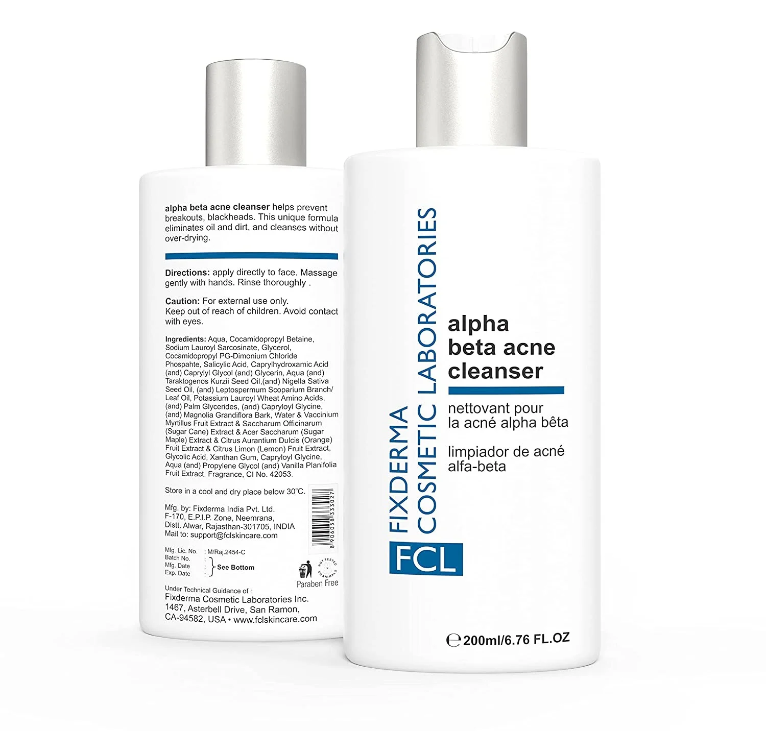 FCL Fixderma Alpha Beta Acne Cleanser