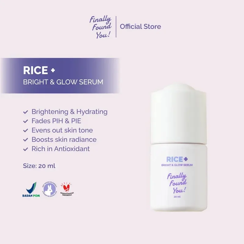 Finally Found You! Rice + Bright & Glow Serum