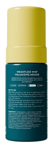 Phấn tươi Fixmycurls Weightless Whip Volumizing Mousse