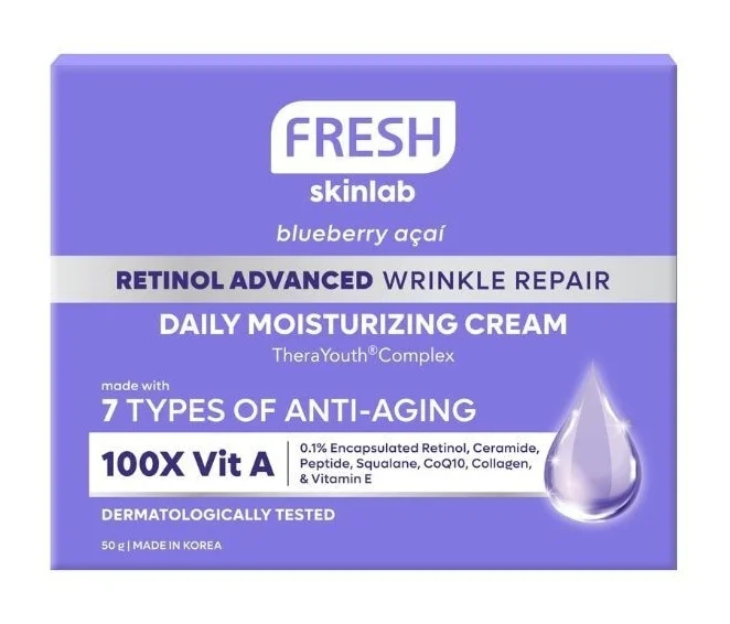 Fresh Skinlab Retinol Advanced Wrinkle Repair Daily Moisturizing Cream