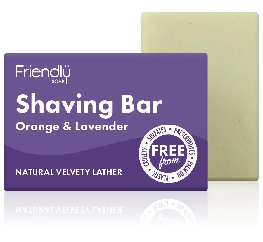 Bánh xà phòng Friendly Soap Shaving Bar Orange & Lavender