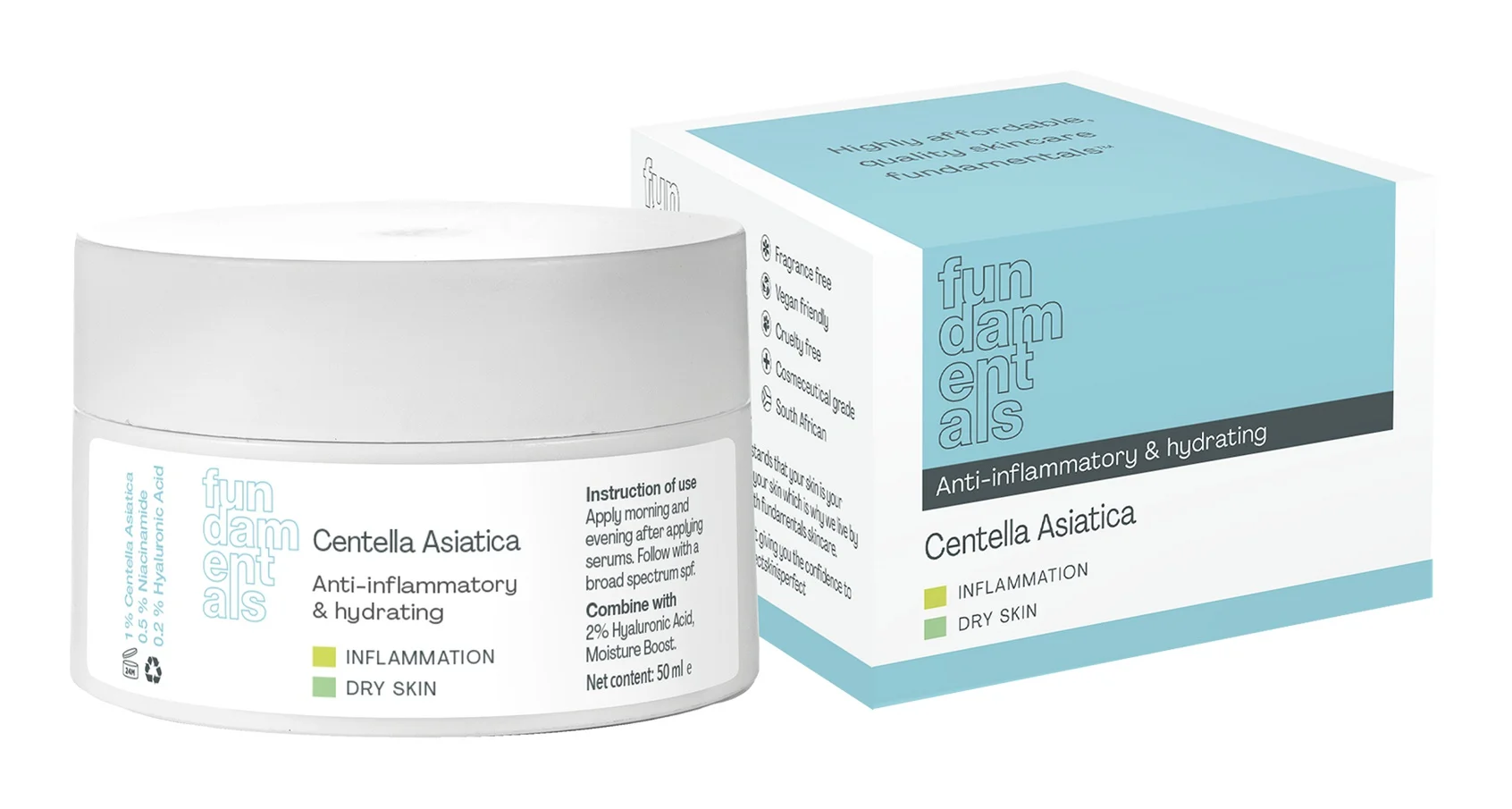 Dưỡng ẩm Fundamental skincare Centella Asiatica Moisturiser