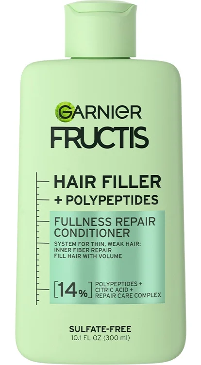 Dầu xả Garnier Hair Filler + Polypeptides Fullness Repair Conditioner