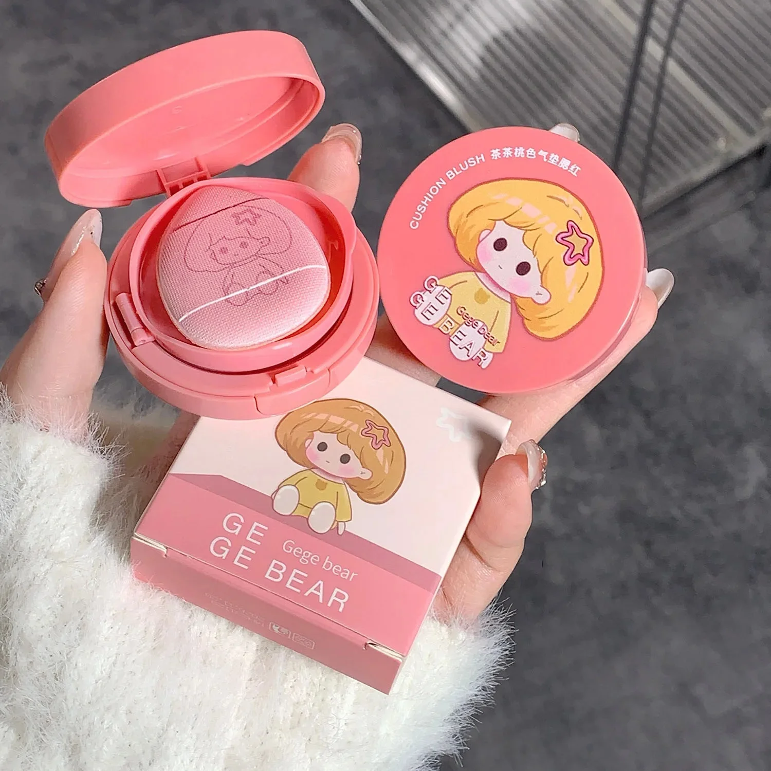 Phấn má hồng Gege Bear Air Cushion Blusher