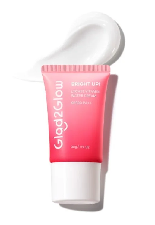 Glad2Glow Bright Up Lychee Vitamin Water Cream SPF30 Pa++