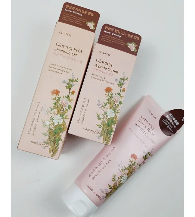 Sữa rửa mặt glamfox Ginseng Black Rice Low pH Cleanser