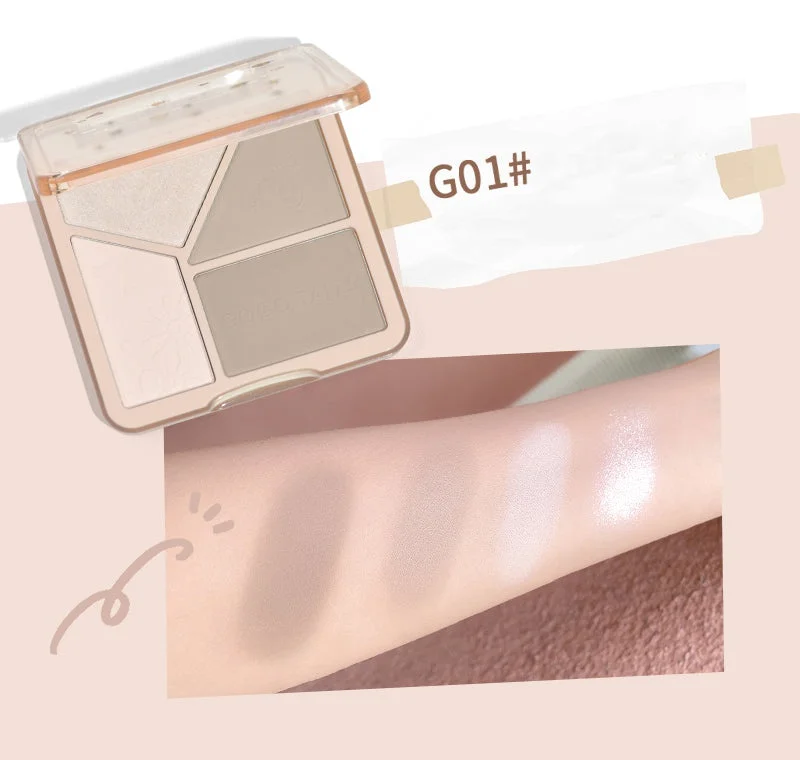 gogo tales Gogotales Gogotales Light Shadow Flawless Highlight Contouring Palette