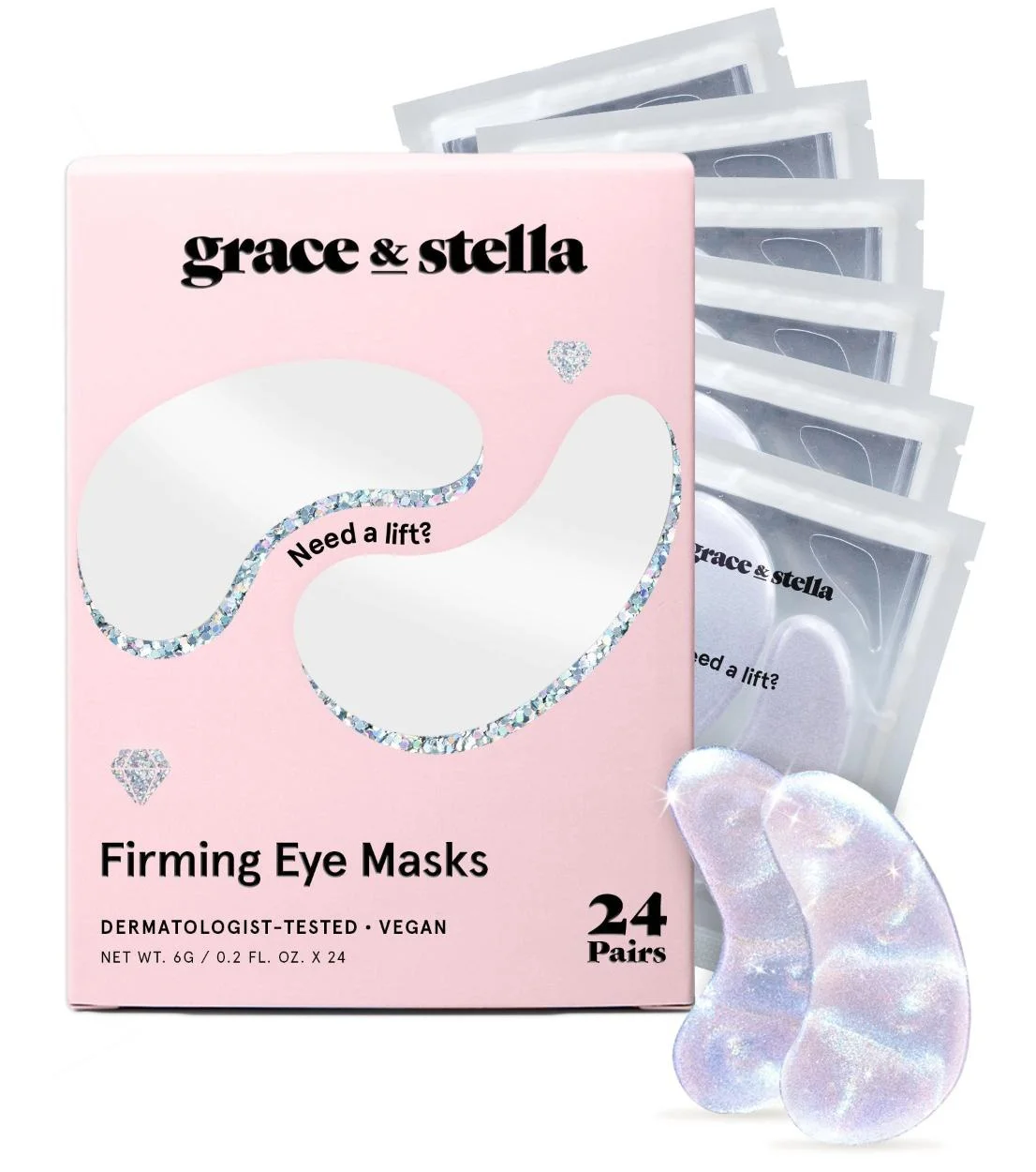 grace & stella Firming White Eye Masks