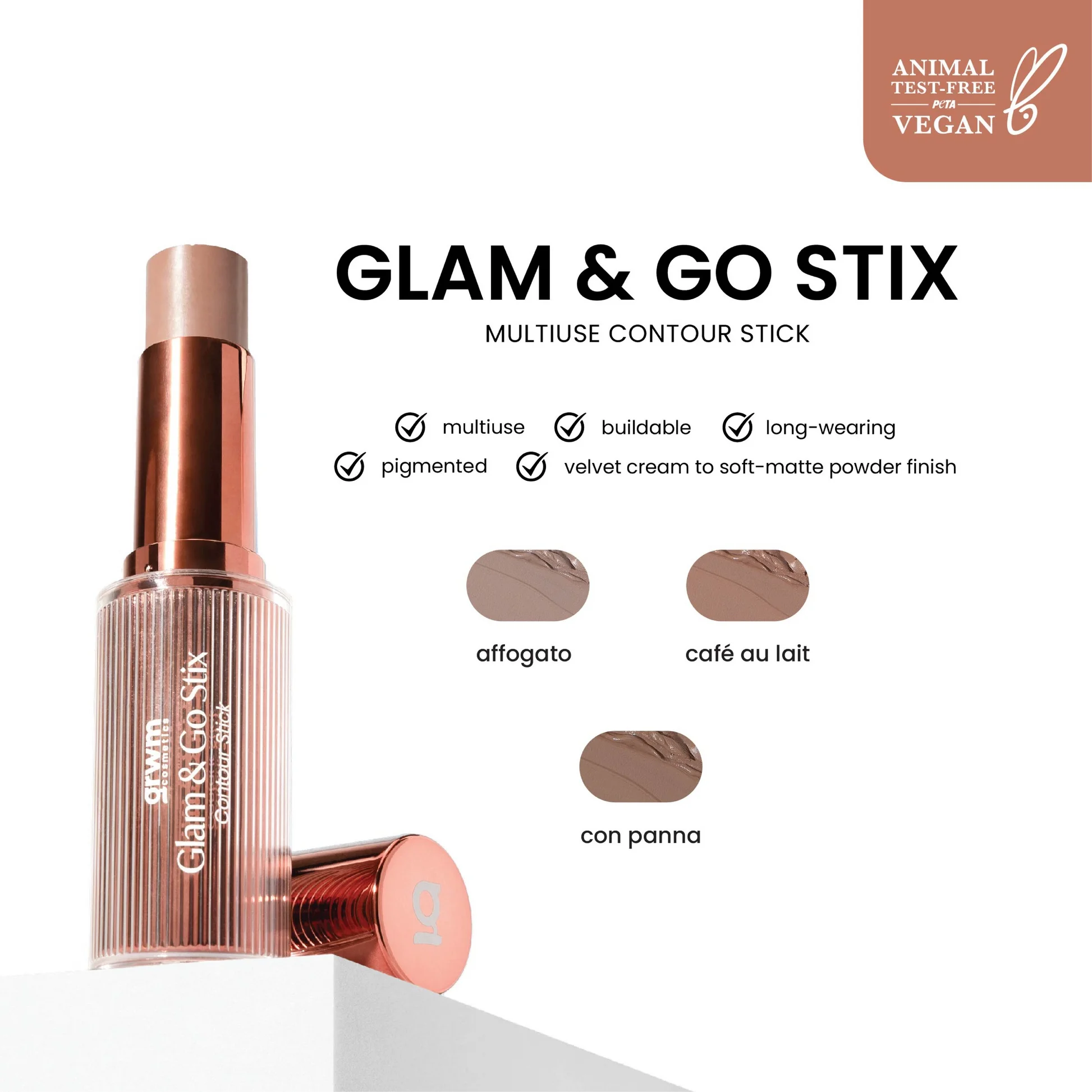 Phấn tạo khối GRWM Cosmetics Glam & Go Stix Contour