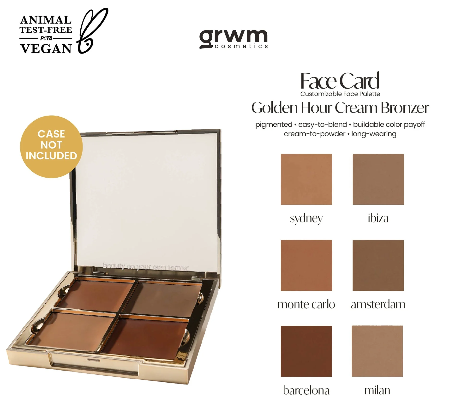 GRWM Cosmetics Golden Hour Cream Bronzer