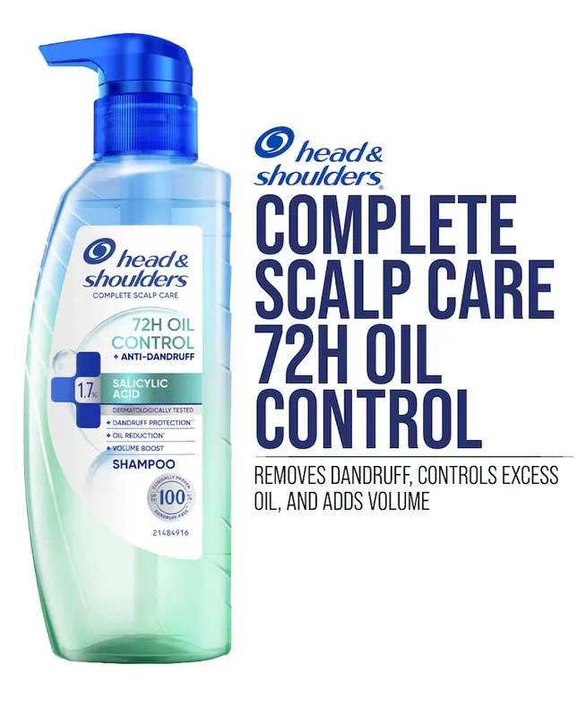 Dầu gội Head & Shoulders Complete Scalp Care 72h Oil Control Shampoo