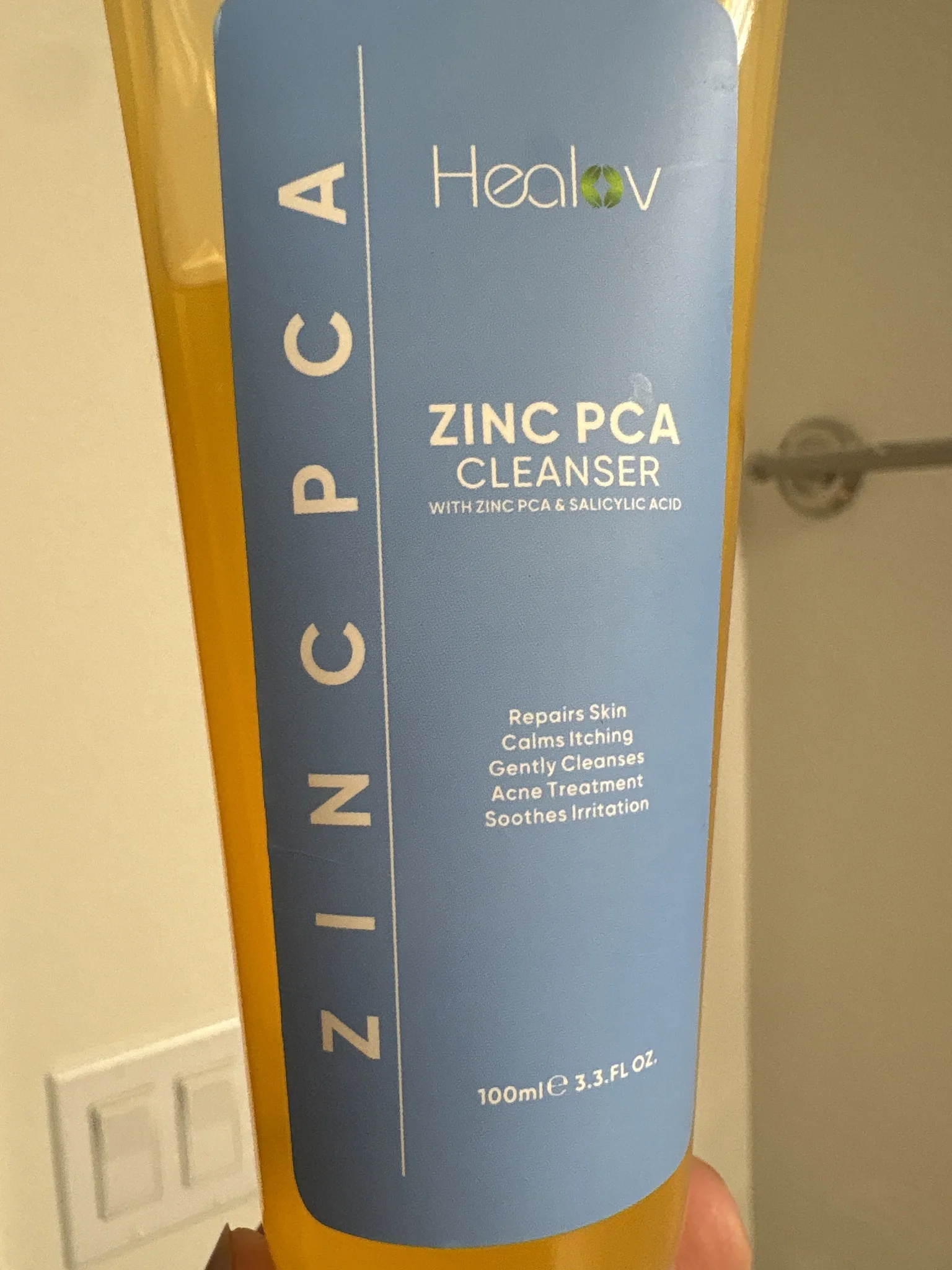 Sữa rửa mặt Healov Zinc Pca Cleanser