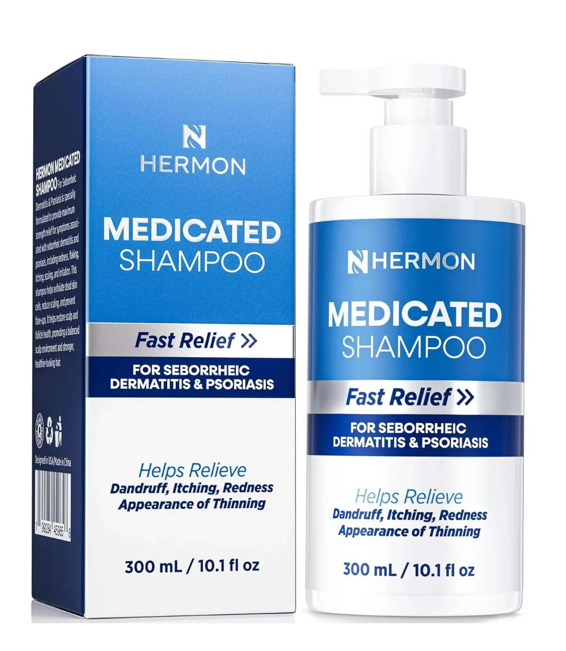 Hermon Medicated Shampoo For Scalp Seborrheic Dermatitis & Psoriasis