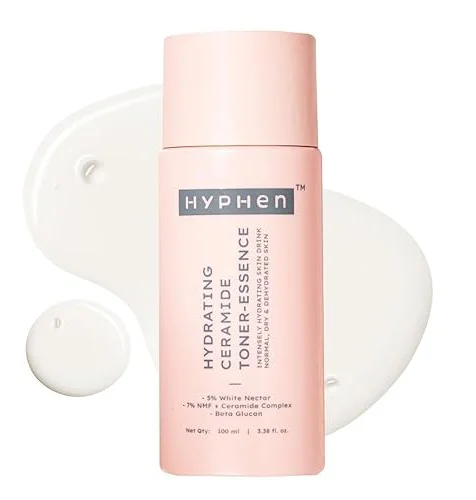 Hyphen 7% Ceramides-nmf Milky Toner Essence With 5% Glass Skin Blend Of Rice Water, Snow Mushroom & Oatmeal