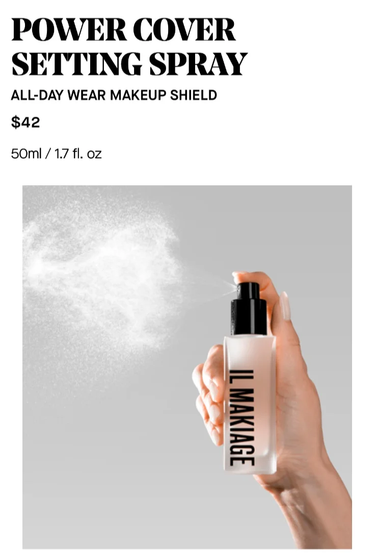 Il Makiage Power Cover Setting Spray