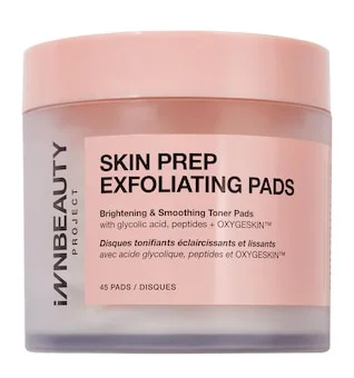 Innbeauty Project Skin Prep Brightening & Exfoliating Pads With Glycolic Acid