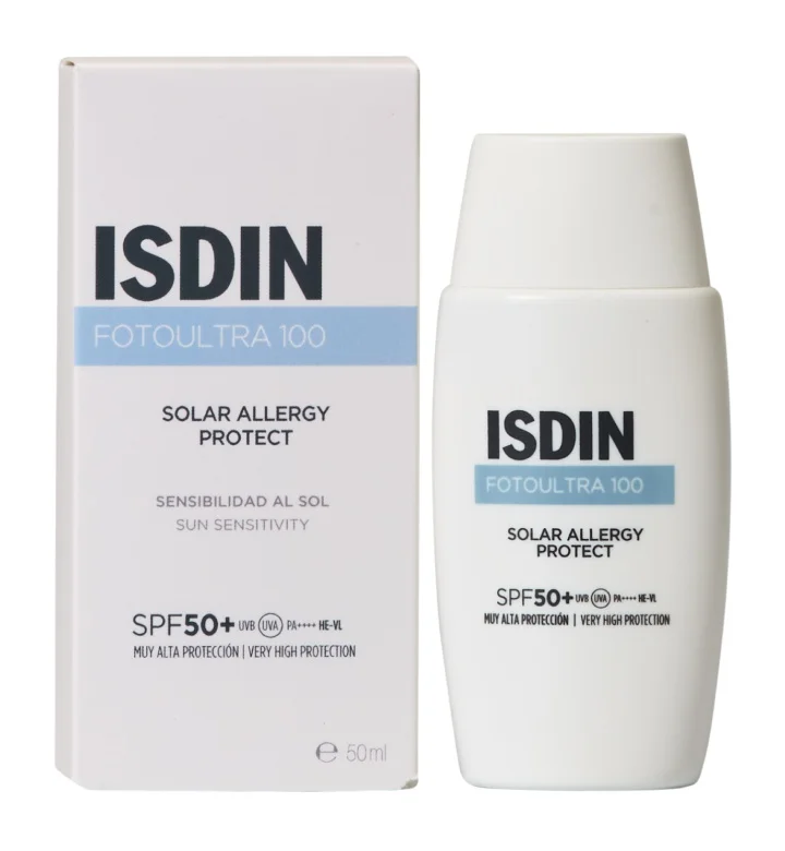 Kem chống nắng ISDIN Fotoultra 100 Solar Allergy Protect SPF 50+