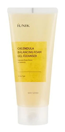 Sữa rửa mặt iUnik Calendula Balancing Foam Gel Cleanser