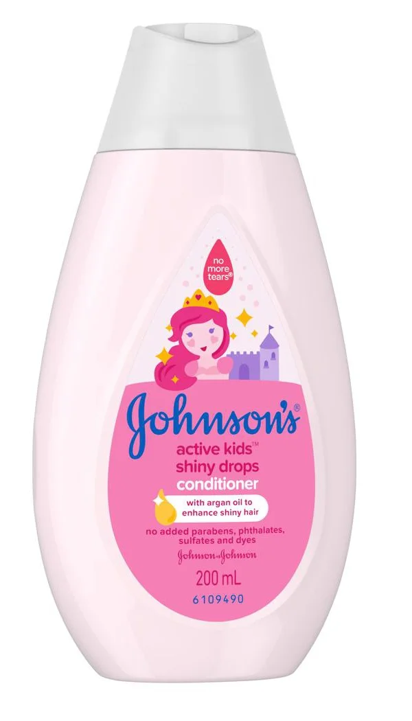 Dầu xả Johnson's Active Kids Shiny Drops Conditioner